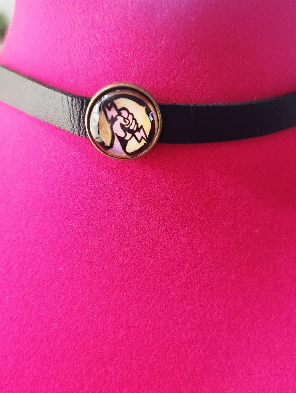 Bioshock Shock Jockey Choker Cosplay - Bioshock Necklace
